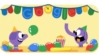 New Year's Eve 2018 Google doodle : गूगल डूडलवरही 31 डिसेंबर 2018 च्या नाईट्चं खास सेलिब्रेशन!