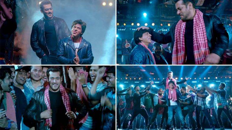 Zero song Issaqbaazi : पाहा शाहरुख आणि सलमानच्या नृत्य जुगलबंदीचा अविष्कार Zero song Issaqbaazi : पाहा शाहरुख आणि सलमानच्या नृत्य जुगलबंदीचा अविष्कार