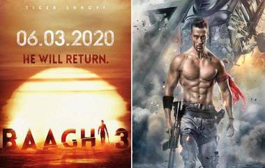 Baaghi 3 Poster : Tiger Shroff ने Instagram वर शेअर केलं बागी 3 सिनेमाचं पहिलं पोस्टर