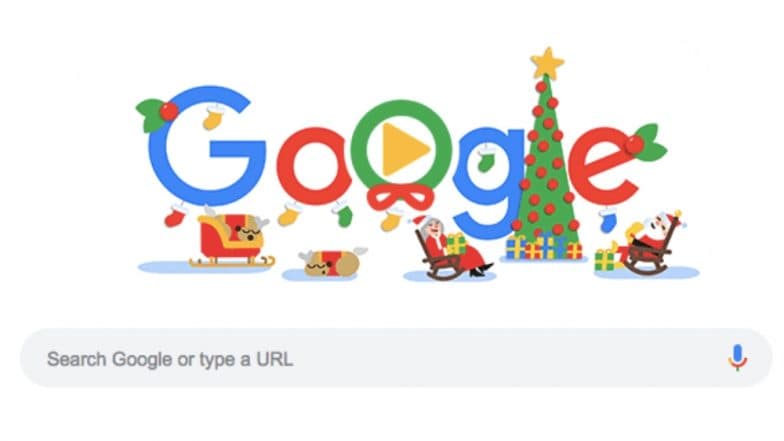 CHRISTMAS 2018: HAPPY HOLIDAYS म्हणत गुगलने दिलेल्या Animated Doodle च्या माध्यमातून ख्रिसमसच्या शुभेच्छा CHRISTMAS 2018: HAPPY HOLIDAYS म्हणत गुगलने दिलेल्या Animated Doodle च्या माध्यमातून ख्रिसमसच्या शुभेच्छा