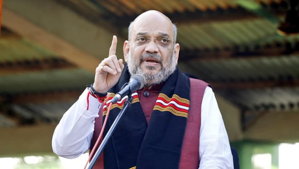 Amit Shah in Maharashtra: कश्मीर मुद्द्यावर अन्य देशांचा हस्तक्षेप चालवून घेणार नाही- अमित शहा Amit Shah in Maharashtra: कश्मीर मुद्द्यावर अन्य देशांचा हस्तक्षेप चालवून घेणार नाही- अमित शहा