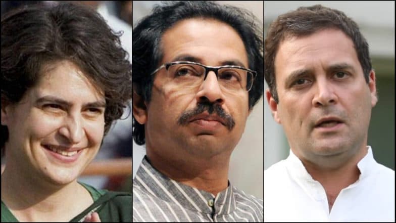 प्रियंका गांधी इंदिरा गांधींप्रमाणे हुकमाची राणी: शिवसेना प्रियंका गांधी इंदिरा गांधींप्रमाणे हुकमाची राणी: शिवसेना