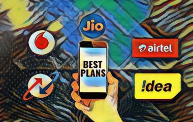 Reliance Jio, एअरटेल, वोडाफोन कंपन्यांचे प्रत्येक महिन्यासाठी 84GB पर्यंत डेटा असणारे बेस्ट प्लॅन जाणून घ्या