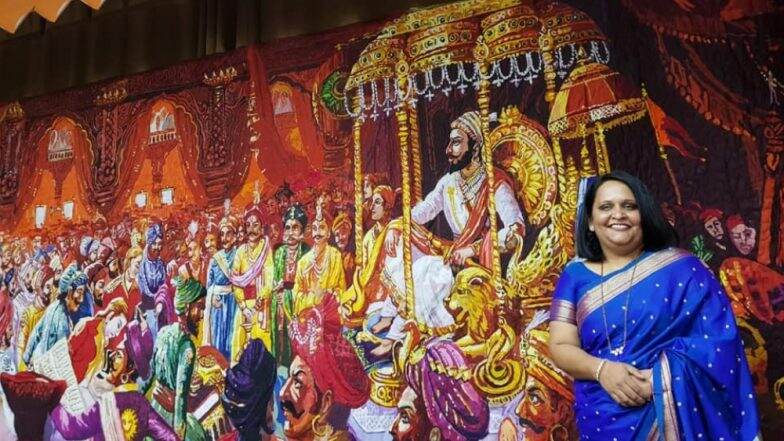 20,888 कापडी तुकड्यांनी गोधडीवर साकारला शिवराज्याभिषेक सोहळा, India Quilt Festival 2019 चं ठरणार खास आकर्षण 20,888 कापडी तुकड्यांनी गोधडीवर साकारला शिवराज्याभिषेक सोहळा, India Quilt Festival 2019 चं ठरणार खास आकर्षण