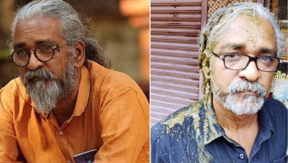 भाजप कार्यकर्त्यांची मुजोरी, चक्क प्रसिद्ध दिग्दर्शकाच्या अंगावर शेण फेकले भाजप कार्यकर्त्यांची मुजोरी, चक्क प्रसिद्ध दिग्दर्शकाच्या अंगावर शेण फेकले