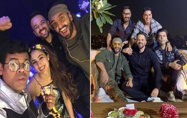 Simmba Success Party: रणवीर सिंग-सारा अली खान यांच्यासह इतर सेलिब्रेटींची पार्टीत धूम; पाहा फोटोज (Photos)