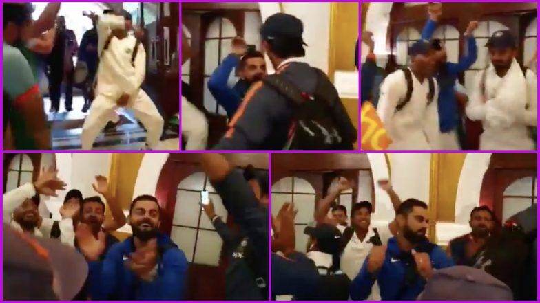 Video : 71 वर्षांचा रेकॉर्ड मोडत, टेस्ट सिरीज जिंकल्यानंतर भारतीय संघाने असे केले सेलिब्रेशन Video : 71 वर्षांचा रेकॉर्ड मोडत, टेस्ट सिरीज जिंकल्यानंतर भारतीय संघाने असे केले सेलिब्रेशन
