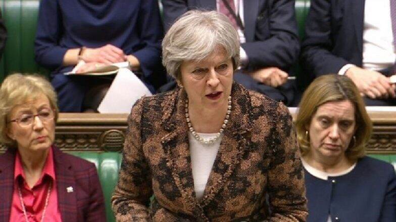 थेरेसा मे यांचा Brexit करार ब्रिटन संसदेत अमान्य थेरेसा मे यांचा Brexit करार ब्रिटन संसदेत अमान्य