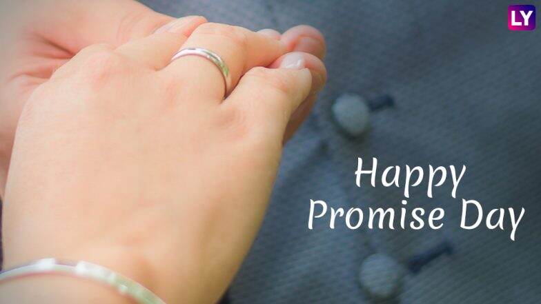 Happy Promise Day 2019: 'प्रॉमिस डे'च्या दिवशी आयुष्यभर साथ निभावण्याचे वचन जरुर द्या, पण या WhatsApp Stickers, SMS, Facebook Greetings पाठवून प्रियकराला आनंदित करा Happy Promise Day 2019: 'प्रॉमिस डे'च्या दिवशी आयुष्यभर साथ निभावण्याचे वचन जरुर द्या, पण या WhatsApp Stickers, SMS, Facebook Greetings पाठवून प्रियकराला आनंदित करा