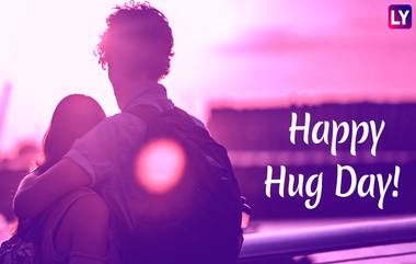 Happy Hug Day 2019: 'हग डे'च्या दिवशी ही  Romantic Greetings, GIF Images,WhatsApp Messages,SMS शेअर करून साथीदाराला द्या जादूची झप्पी