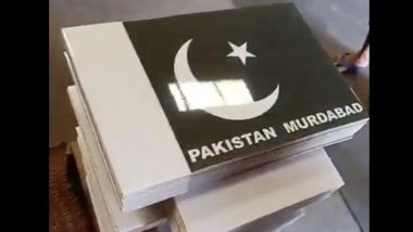 Video: बाजारात आल्या पाकिस्तानी झेंडा असलेल्या सार्वजनिक शौचालयाच्या टाइल्स