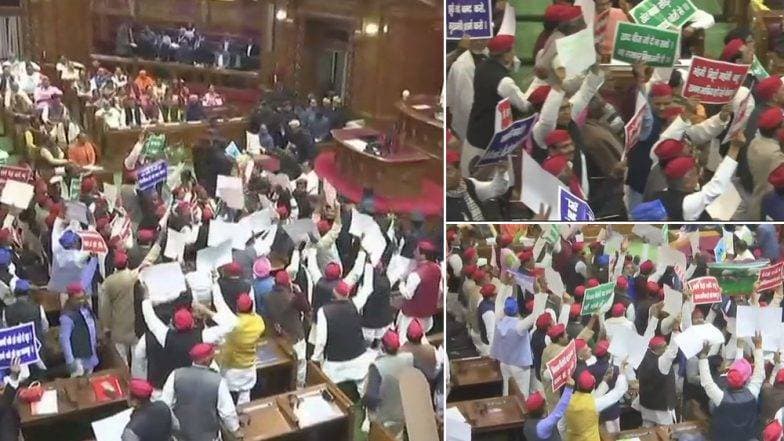 संसदेच्या मुल्यांची पायमल्ली, एसपी-बीएसपी आमदारांनी राज्यपालांवर फेकले कागदाचे गोळे संसदेच्या मुल्यांची पायमल्ली, एसपी-बीएसपी आमदारांनी राज्यपालांवर फेकले कागदाचे गोळे