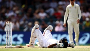 Australia vs Sri Lanka: श्रीलंका फलंदाज करुणारत्ने याला सामना खेळताना गंभीर दुखापत, मानेला चेंडू आदळल्याने स्ट्रेचरवर