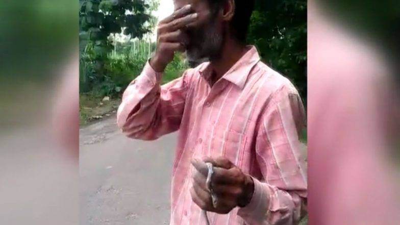 धक्कादायक: नशेत असलेल्या व्यक्तीने खाल्ला जिवंत साप; त्यानंतर 4 तासांत जे घडले... धक्कादायक: नशेत असलेल्या व्यक्तीने खाल्ला जिवंत साप; त्यानंतर 4 तासांत जे घडले...