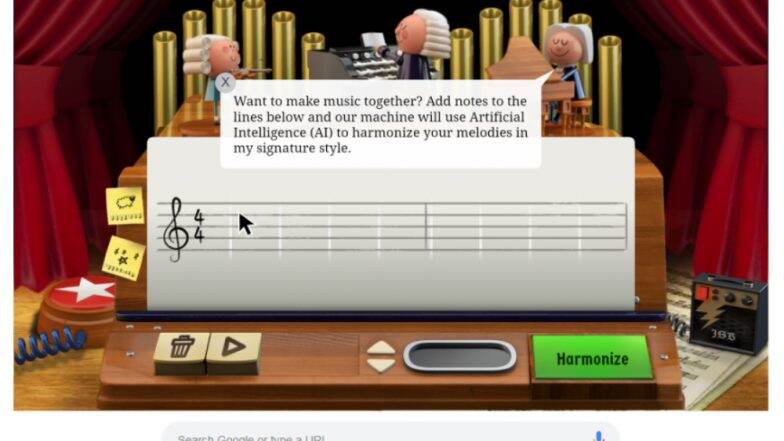 Johann Sebastian Bach Google Doodle: गुगलचे आजचे हार्मोनियमवाले डूडल पाहिले काय? Johann Sebastian Bach Google Doodle: गुगलचे आजचे हार्मोनियमवाले डूडल पाहिले काय?