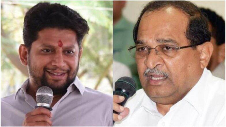 सुजय विखे पाटील यांच्या भाजप प्रवेशबद्दल राधाकृष्ण विखे पाटील म्हणाले, 'भाजप प्रवेशापूर्वी चिरंजीवांनी माझा सल्ला घेतला नाही' सुजय विखे पाटील यांच्या भाजप प्रवेशबद्दल राधाकृष्ण विखे पाटील म्हणाले, 'भाजप प्रवेशापूर्वी चिरंजीवांनी माझा सल्ला घेतला नाही'