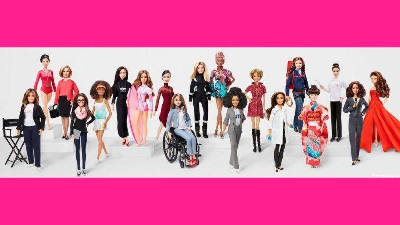 Barbie’s 60th Birthday च्या निमित्ताने जगातील प्रेऱणादायी 19 महिलांच्या स्वरूपात 'बार्बी डॉल', भारतीय जिम्नॅस्ट दीपा कर्माकर हिचा समावेश Barbie’s 60th Birthday च्या निमित्ताने जगातील प्रेऱणादायी 19 महिलांच्या स्वरूपात 'बार्बी डॉल', भारतीय जिम्नॅस्ट दीपा कर्माकर हिचा समावेश