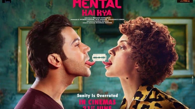 Mental Hai Kya- 'कंगना रनौत' आणि 'राजकुमार राव' चा 'मेंटल है क्या' वादाच्या भोवऱ्यात, इंडिअन सायकेट्रिक सोसायटीने केली सेन्सर बोर्डाला तक्रार Mental Hai Kya- 'कंगना रनौत' आणि 'राजकुमार राव' चा 'मेंटल है क्या' वादाच्या भोवऱ्यात, इंडिअन सायकेट्रिक सोसायटीने केली सेन्सर बोर्डाला तक्रार