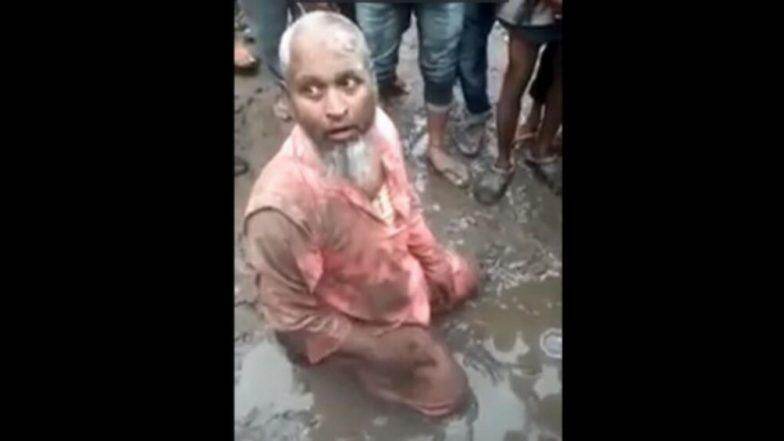 बीफ विकल्याच्या संशयावरून 68 वर्षीय व्यक्तीला जमावाकडून मारहाण; जबरदस्तीने डुकराचे मांस खायला लावले (Video) बीफ विकल्याच्या संशयावरून 68 वर्षीय व्यक्तीला जमावाकडून मारहाण; जबरदस्तीने डुकराचे मांस खायला लावले (Video)