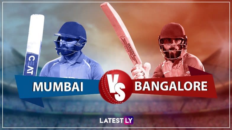 MI vs RCB, IPL 2019 Live Cricket Streaming: वानखेडे स्टेडियमवर रंगणार आज मुंबई विरूद्ध बेंगलोर सामना; Hotstar वर पहा लाईव्ह स्ट्रिमिंग MI vs RCB, IPL 2019 Live Cricket Streaming: वानखेडे स्टेडियमवर रंगणार आज मुंबई विरूद्ध बेंगलोर सामना; Hotstar वर पहा लाईव्ह स्ट्रिमिंग