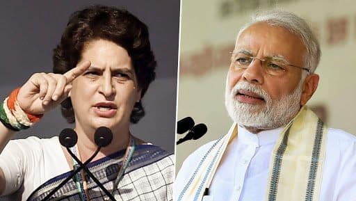 Lok Sabha Elections 2019: पंतप्रधान नरेंद्र मोदी यांच्या विरुद्ध प्रियांका गांधी निवडणुक लढवणार, पक्षात चर्चा सुरु: सूत्र Lok Sabha Elections 2019: पंतप्रधान नरेंद्र मोदी यांच्या विरुद्ध प्रियांका गांधी निवडणुक लढवणार, पक्षात चर्चा सुरु: सूत्र