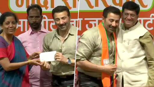 अभिनेता सनी देओल यांनी केला भाजप प्रवेश अभिनेता सनी देओल यांनी केला भाजप प्रवेश