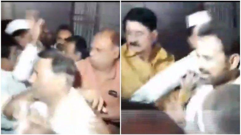Lok Sabha Elections 2019: पटना येथे काँग्रेस पक्षाच्या कार्यालयात कार्यकर्त्यांची हाणामारी, पाहा व्हिडिओ Lok Sabha Elections 2019: पटना येथे काँग्रेस पक्षाच्या कार्यालयात कार्यकर्त्यांची हाणामारी, पाहा व्हिडिओ