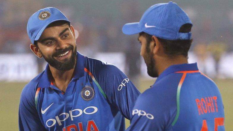 ICC Cricket World Cup 2019: 'वर्ल्डकप 2019 'च्या कोहली ब्रिगेड मध्ये महाराष्ट्रातील 'रोहित शर्मा' आणि 'केदार जाधव'चे स्थान पक्के ICC Cricket World Cup 2019: 'वर्ल्डकप 2019 'च्या कोहली ब्रिगेड मध्ये महाराष्ट्रातील 'रोहित शर्मा' आणि 'केदार जाधव'चे स्थान पक्के