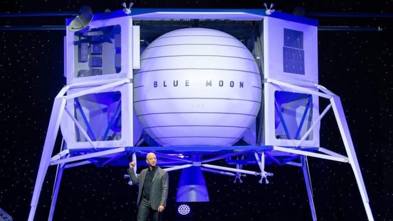 आता Amazon सुद्धा अंतराळ मोहिमेत सामील; Jeff Bezos यांनी सादर केले चंद्रावर झेपावणारे Moon Lander आता Amazon सुद्धा अंतराळ मोहिमेत सामील; Jeff Bezos यांनी सादर केले चंद्रावर झेपावणारे Moon Lander