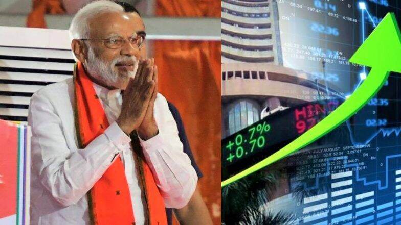 Exit Poll Results 2019 नंतर दुसर्या दिवशीही शेअर बाजार तेजीत; Sensex ने उच्चांक मोडत 39,554 चा गाठला टप्पा Exit Poll Results 2019 नंतर दुसर्या दिवशीही शेअर बाजार तेजीत; Sensex ने उच्चांक मोडत 39,554 चा गाठला टप्पा