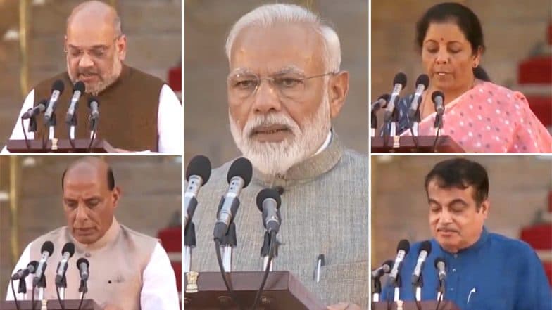 Modi Cabinet 2019 खाते वाटप जाहीर; अमित शहा गृहमंत्री तर निर्मला सीतारामण अर्थमंत्री Modi Cabinet 2019 खाते वाटप जाहीर; अमित शहा गृहमंत्री तर निर्मला सीतारामण अर्थमंत्री