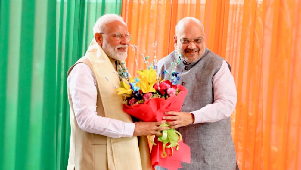 Amit Shah Birthday: केंद्रीय गृहमंत्री अमित शहा यांना वाढदिवसाच्या पंतप्रधान नरेंद्र मोदी यांनी दिल्या शुभेच्छा Amit Shah Birthday: केंद्रीय गृहमंत्री अमित शहा यांना वाढदिवसाच्या पंतप्रधान नरेंद्र मोदी यांनी दिल्या शुभेच्छा