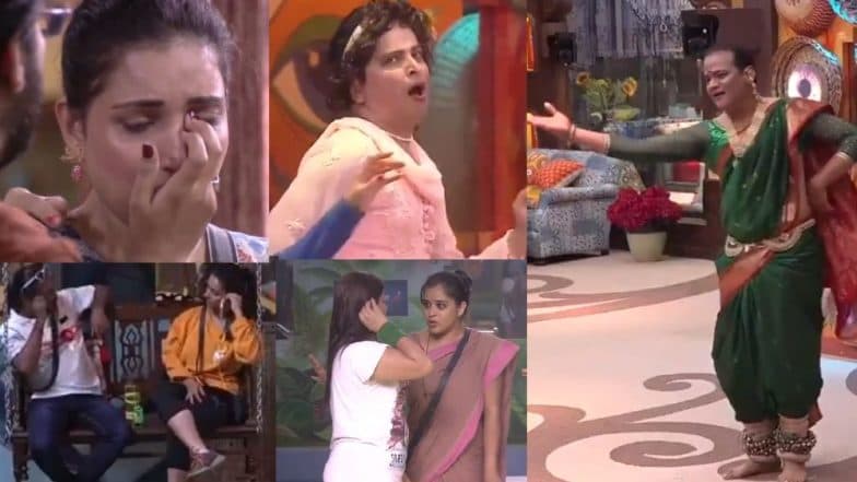 Bigg Boss Marathi 2, 29th May 2019, Day 3 Episode Updates: नॉमिनेशन टास्कमुळे अभिजित आणि रुपालीवर आली रडायची पाळी; तर नऊवारी साडी नेसून विद्याधर यांनी सादर केली लावणी Bigg Boss Marathi 2, 29th May 2019, Day 3 Episode Updates: नॉमिनेशन टास्कमुळे अभिजित आणि रुपालीवर आली रडायची पाळी; तर नऊवारी साडी नेसून विद्याधर यांनी सादर केली लावणी