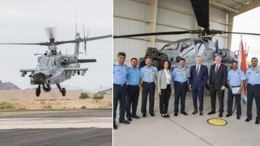 'अपाची' अत्याधुनिक पद्धतीचे लढाऊ हेलिकॉप्टर भारतीय हवाई दलात दाखल