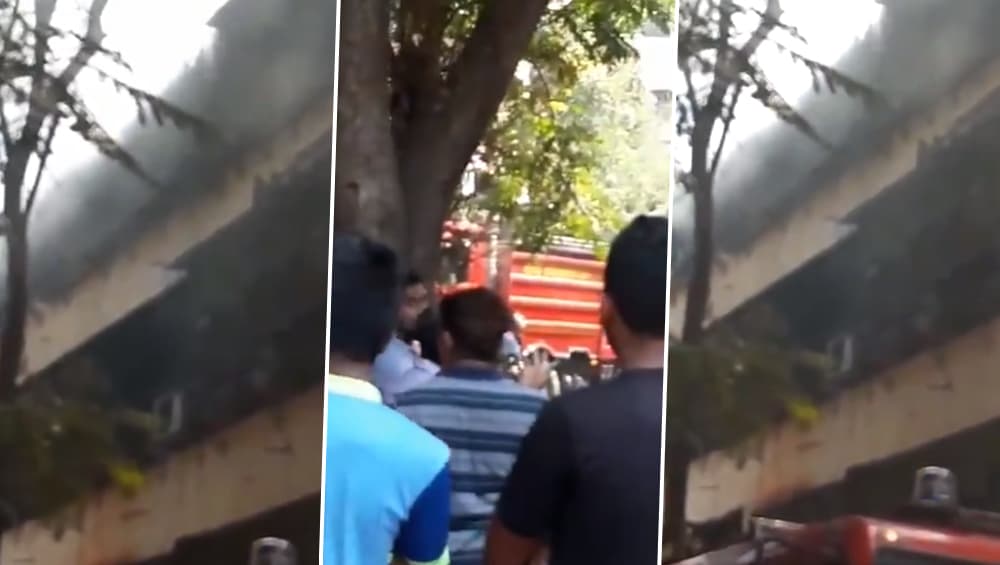 मुंबई: दादर पोलिस स्टेशन कॉलनी मध्ये सिलेंडरचा स्फोट; आगीत होरपळून 15 वर्षाच्या मुलीचा मृत्यू (Watch Video) मुंबई: दादर पोलिस स्टेशन कॉलनी मध्ये सिलेंडरचा स्फोट; आगीत होरपळून 15 वर्षाच्या मुलीचा मृत्यू (Watch Video)