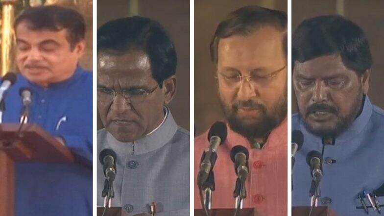 Modi Cabinet 2019: मोदी सरकारच्या नव्या मंत्रिमंडळात नितीन गडकरी, अरविंद सावंत यांच्यासह महाराष्ट्राच्या 7 खासदारांना कोणतं पद मिळालं? Modi Cabinet 2019: मोदी सरकारच्या नव्या मंत्रिमंडळात नितीन गडकरी, अरविंद सावंत यांच्यासह महाराष्ट्राच्या 7 खासदारांना कोणतं पद मिळालं?