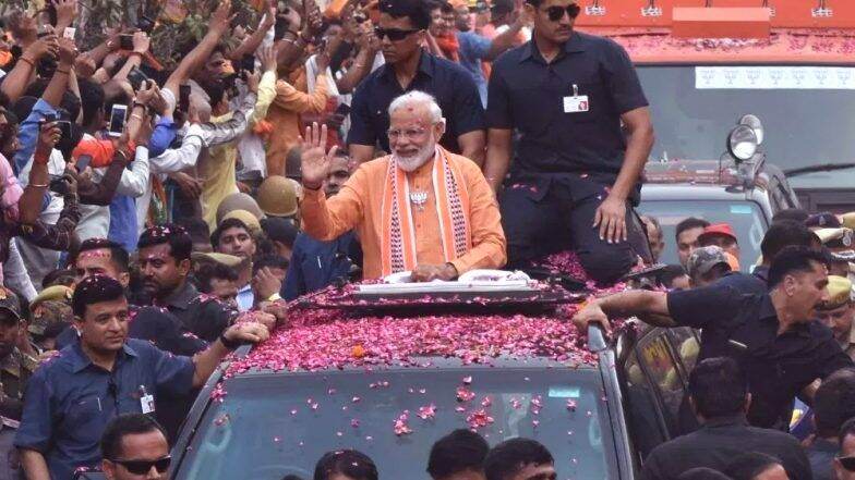 Lok Sabha Election Results 2019: वाराणसी मधून पंतप्रधान नरेंद्र मोदी 3 लाख 85 हजार मतांनी विजयी; जगभरातून शुभेच्छांचा वर्षाव Lok Sabha Election Results 2019: वाराणसी मधून पंतप्रधान नरेंद्र मोदी 3 लाख 85 हजार मतांनी विजयी; जगभरातून शुभेच्छांचा वर्षाव