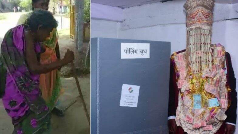 Lok Sabha Elections 2019 Phase 7:102 वर्षीय श्याम शरण नेगी ने बजावला मतदानाचा हक्क,नवरदेवही विवाहापूर्वी पोहचला मतदान केंद्रावर Lok Sabha Elections 2019 Phase 7:102 वर्षीय श्याम शरण नेगी ने बजावला मतदानाचा हक्क,नवरदेवही विवाहापूर्वी पोहचला मतदान केंद्रावर