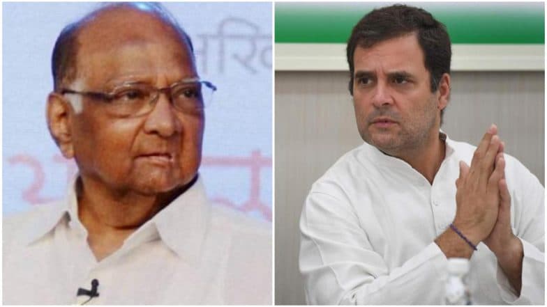 राष्ट्रवादी काँग्रेस राष्ट्रीय काँग्रेस पक्षात विलीन होणार? शरद पवार आणि राहुल गांधी यांच्यात बंद दाराआड 'वन टू वन' चर्चा राष्ट्रवादी काँग्रेस राष्ट्रीय काँग्रेस पक्षात विलीन होणार? शरद पवार आणि राहुल गांधी यांच्यात बंद दाराआड 'वन टू वन' चर्चा