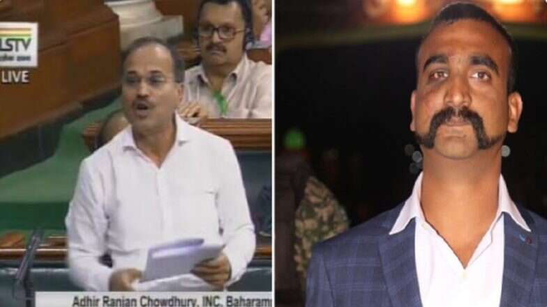 विंग कमांडर अभिनंदन यांच्या मिशा 'राष्ट्रीय मिशा' म्हणून घोषित कराव्या; कॉंग्रेस नेते अधीर रंजन यांची मागणी विंग कमांडर अभिनंदन यांच्या मिशा 'राष्ट्रीय मिशा' म्हणून घोषित कराव्या; कॉंग्रेस नेते अधीर रंजन यांची मागणी