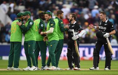 NZ vs SA, ICC World Cup 2019: न्यूझीलंडचा विजयी चौकार, दक्षिण आफ्रिकेचं आव्हान संपुष्टात