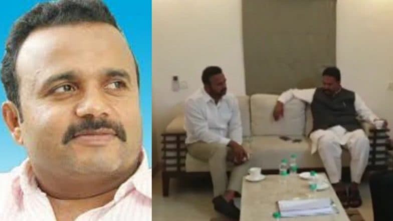काँग्रेस आमदार जयकुमार गोरे व भाजपा मंत्री गिरीश महाजन यांच्या भेटीमागील उद्देश वेगळाच, गोरे यांच्या कार्यालयाचे स्पष्टीकरण काँग्रेस आमदार जयकुमार गोरे व भाजपा मंत्री गिरीश महाजन यांच्या भेटीमागील उद्देश वेगळाच, गोरे यांच्या कार्यालयाचे स्पष्टीकरण