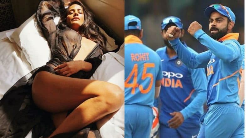 World Cup 2019: भारतीय संघासाठी पूनम पांडेने उतरवली वस्त्रे; वक्षस्थळांचे दर्शन घडवत शेअर केला सेमीन्यूड फोटो World Cup 2019: भारतीय संघासाठी पूनम पांडेने उतरवली वस्त्रे; वक्षस्थळांचे दर्शन घडवत शेअर केला सेमीन्यूड फोटो