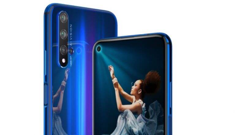 'Honor 20' स्मार्टफोनचा आज दुपारी 12 वाजता फ्लिपकार्टवर सुरु होणार पहिला फ्लॅशसेल, जाणून घ्या याचे आकर्षक फिचर्स 'Honor 20' स्मार्टफोनचा आज दुपारी 12 वाजता फ्लिपकार्टवर सुरु होणार पहिला फ्लॅशसेल, जाणून घ्या याचे आकर्षक फिचर्स