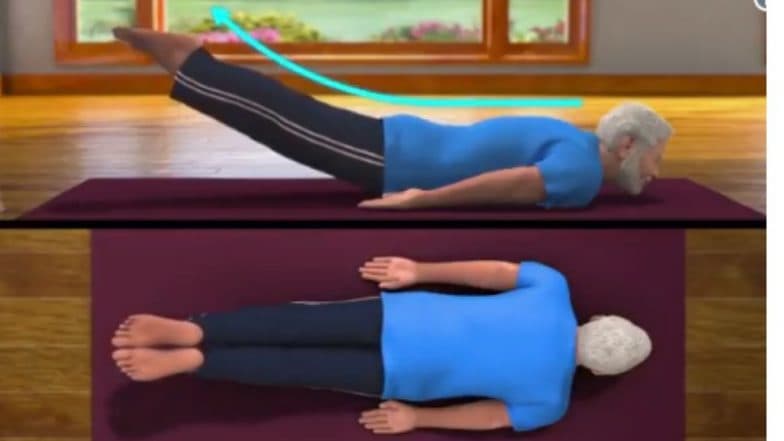International Yoga Day 2019: नरेंद्र मोदी योग सीरिजमध्ये आज शिका शलभासन, कंबरेचे आजार करा कायमचे दुर (Watch Video) International Yoga Day 2019: नरेंद्र मोदी योग सीरिजमध्ये आज शिका शलभासन, कंबरेचे आजार करा कायमचे दुर (Watch Video)