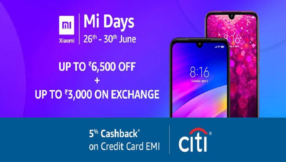 Amazon Mi Days Sale: Xiaomi च्या स्मार्टफोन्स सह अॅनरॉईड टीव्ही वर मिळत आहे जबरदस्त सूट Amazon Mi Days Sale: Xiaomi च्या स्मार्टफोन्स सह अॅनरॉईड टीव्ही वर मिळत आहे जबरदस्त सूट