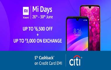 Amazon Mi Days Sale: Xiaomi च्या स्मार्टफोन्स सह अॅनरॉईड टीव्ही वर मिळत आहे जबरदस्त सूट