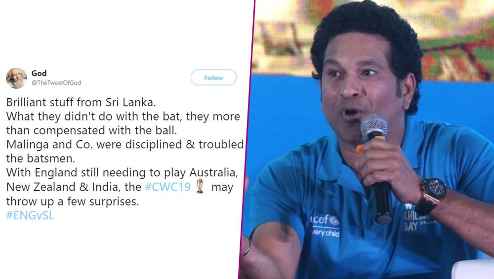 ICC World Cup 2019: ट्विटर वरील देवानं कॉपी केलं क्रिकेटच्या देवाचं ट्विट, हे प्रकरण नेमकं आहे काय? ICC World Cup 2019: ट्विटर वरील देवानं कॉपी केलं क्रिकेटच्या देवाचं ट्विट, हे प्रकरण नेमकं आहे काय?