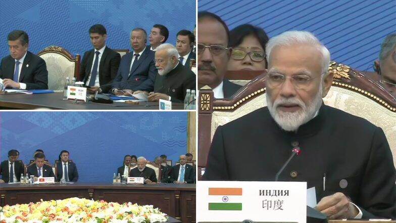 SCO Summit: दहशतवादाला पाठीशी घालणा-यांवर कारवाई होण्याची गरज, पंतप्रधान मोदींनी इमरान खान यांच्यासमोर पाकला लगावला टोला SCO Summit: दहशतवादाला पाठीशी घालणा-यांवर कारवाई होण्याची गरज, पंतप्रधान मोदींनी इमरान खान यांच्यासमोर पाकला लगावला टोला