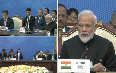 SCO Summit: दहशतवादाला पाठीशी घालणा-यांवर कारवाई होण्याची गरज, पंतप्रधान मोदींनी इमरान खान यांच्यासमोर पाकला लगावला टोला